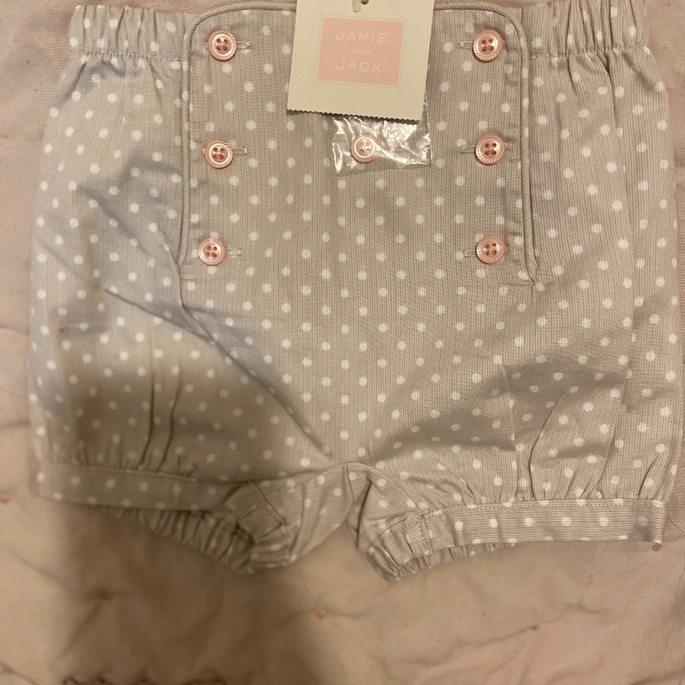 Janie and Jack Polka Dot Shorts